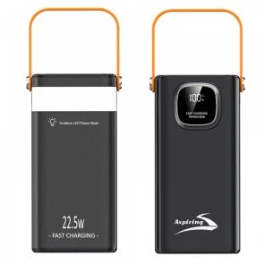 Фото: Батарея універсальна Aspiring Light 60 60000mAh 22.5W Black (VTR-PB-L60) № 3 | KTC