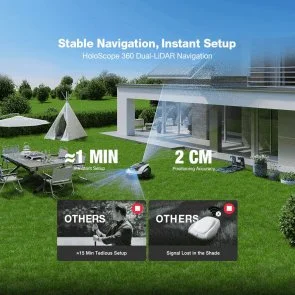 Фото: Роботизована газонокосарка ECOVACS DEEBOT GOAT O1200 LIDAR PRO (MR2508) № 11 | KTC