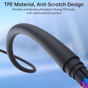 Кабель Choetech 2.4A AM / Lightning 1m Black (XAL-0003-BK-V2)