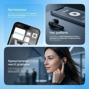 Фото: Навушники Proove Digital Pro ANC APP Black (TWAP54002201) № 10 | KTC