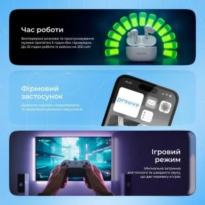 Фото: Навушники Proove Mainstream Pro APP White (TWMSP001AP02) № 11 | KTC