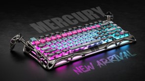 Клавіатура Gravastar Mercury V75 Pro 80key GravaStar x Gateron Magnetic Jade Gaming USB Cyberpunk
