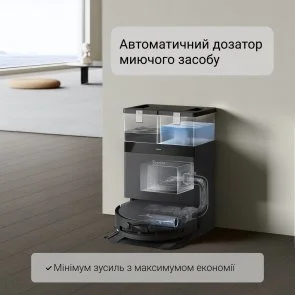 Фото: Робот-пилосос ECOVACS DEEBOT X8 Pro Omni Black (X8 Pro Omni BL) № 18 | KTC