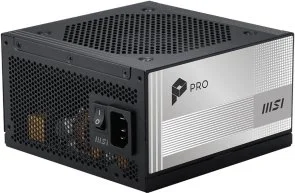 Фото: Блок живлення MSI 850W Pro A850PL PCIE5 ATX (PRO A850PL PCIE5) № 2 | KTC