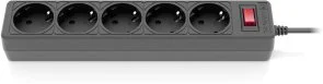 Фото: Мережевий фільтр Real-EL RS-Protect 505 5/1.8m Black (EL122300044) № 6 | KTC