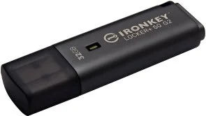Фото: Флешка USB Kingston IronKey Locker Plus 50 G2 32GB Black (IKLP50G2/32GB) № 2 | KTC