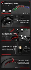 Фото: Кермо з'ємне PXN WDS R2 for PC (PXN-WDS R2) № 8 | KTC