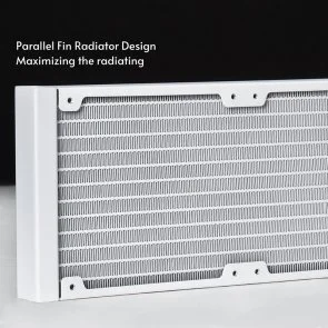Фото: Система рідинного охолодження Chieftec Iceberg 360 ARGB White (CLC-360-RGB-W) № 9 | KTC