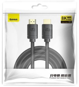 Кабель Baseus High Definition 8K HDMI / HDMI 3m Black (CAKGQ-L01)