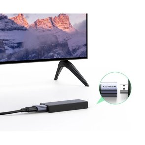 Перехідник UGREEN HD159 8K HDMI F / HDMI F Gray (90592)