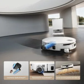 Фото: Робот-пилосос Mova S70 Pro Roller White (RLZ11HE-Wh) № 8 | KTC