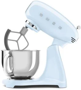 Фото: Планетарний міксер Smeg Style Aesthetic Pastel Blue (SMF05PBEU) № 5 | KTC