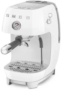 Фото: Ріжкова кавоварка Smeg Style Aesthetic White Glossy Finishing (ECF03WHEU) № 2 | KTC