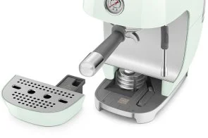 Фото: Ріжкова кавоварка Smeg Style Aesthetic Pastel Green Glossy Finishing (ECF03PGEU) № 14 | KTC