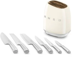 Фото: Набір ножів Smeg Retro Style 6pcs Creamy (KBSF02CR) № 6 | KTC