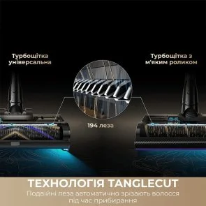 Фото: Ручний бездротовий пилосос Dreame Z40 TangleCut Flex+ (VRV62F) № 10 | KTC