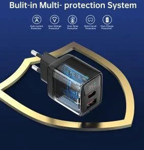 Фото: Зарядний пристрій Choetech PD6052 35W Black (PD6052-EU-BK) № 8 | KTC