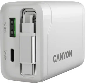 Фото: Зарядний пристрій Canyon OnCharge 65RC GaN 65W White (CNS-CURC65ACW) № 7 | KTC