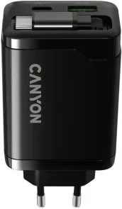 Фото: Зарядний пристрій Canyon OnCharge 65RC GaN 65W Black (CNS-CURC65ACB) № 7 | KTC
