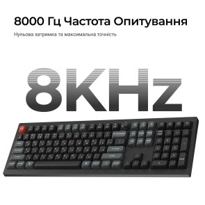 Клавіатура Keychron V6 Ultra Keychron Red Switch RGB Black (V6U-D1-UA)