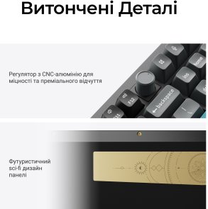 Клавіатура Keychron Q6 Ultra Keychron Red Switch RGB Black (Q6U-M1-UA)