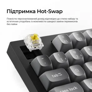 Фото: Клавіатура Keychron K10 Max Keychron Super Banana Switch RGB Black (K10M-H4-UA) № 12 | KTC