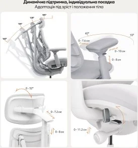 Фото: Крісло LiberNovo Omni Space Gray (CP-GW-0000015-00-00) № 9 | KTC
