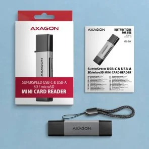 Фото: Кардрідер Axagon CRE-DAC SuperSpeed USB-C/USB-A № 8 | KTC