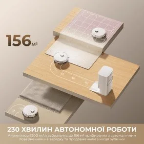 Фото: Робот-пилосос Dreame Bot D30 Ultra White (RTD31TE) № 10 | KTC
