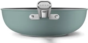 Фото: Сковорода Smeg 50S Retro Style WOK 30cm Emerald Green Matte (WOF3002EGM) № 7 | KTC