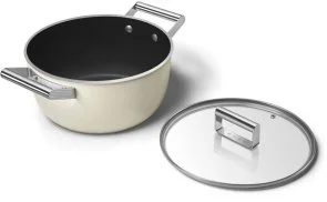 Фото: Каструля Smeg 50S Retro Style 5.4L Creame (CSF2412CRM) № 5 | KTC