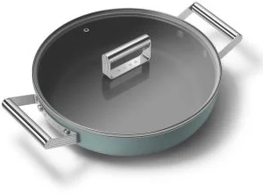 Фото: Сковорода Smeg 50S Retro Style 28cm Emerald Green (DPF2812EGM) № 2 | KTC