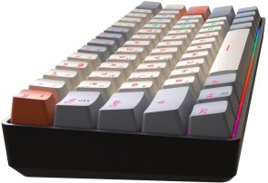 Клавіатура GamePro MK130 V2 Infinity QLAB Sakura ENG/UKR Black (MK130-V2-B-QS)