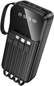 Батарея універсальна BOROFONE BJ76A Smart 20000mAh Black (6941991120053)