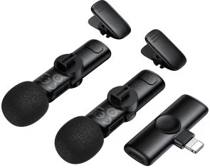 Фото: Радіосистема BOROFONE BFK16A Winner dual-mic Lightning Black (6941991126505) № 5 | KTC