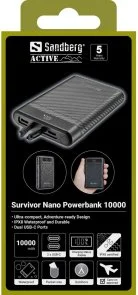 Фото: Батарея універсальна Sandberg Survivor Nano Powerbank 10000mAh 20W (421-32) № 4 | KTC