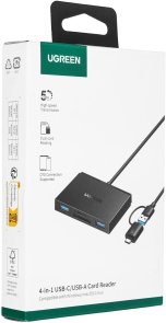 Кардрідер UGREEN CM812 4in1 Black (45167)