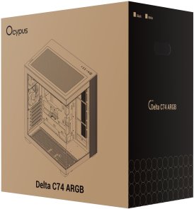 Корпус Ocypus Delta C74 ARGB Black with window (DELTA-C74-BKD200XX-GL)