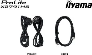 Фото: Монітор iiyama ProLite X2791HS-B1 Black - 27" IPS / 1920×1080 / 120 Гц / Adaptive Sync № 17 | KTC