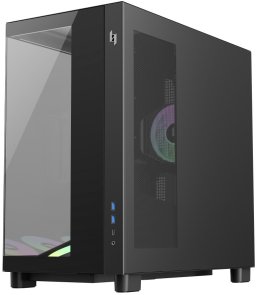 Корпус Gamemax NEX C53 Black with window (NEX C53 BK)