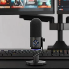 Фото: Мікрофон Streamplify MIC MINI-48-RGB-ST Black (SPMC-MM1C327.11) № 9 | KTC