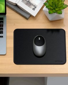 Килимок Satechi Vegan Leather Mouse Pad Black (ST-LMPK)