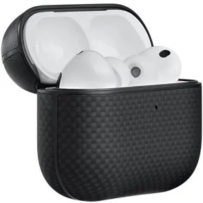 Фото: Чохол Pitaka for Airpods Pro 3Gen - Aramid Fiber Magnetic Plain Black/Grey (APM2501) № 2 | KTC