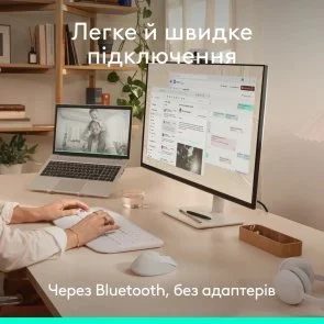 Фото: Миша Logitech Signature Comfort Plus M850 L Wireless Off White (910-007716) № 11 | KTC