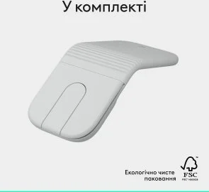 Фото: Миша Logitech Mobi Fold White (910-007631) № 12 | KTC