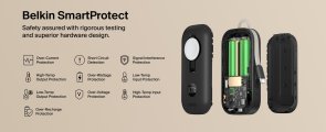 Батарея універсальна Belkin BoostCharge Pro 10000mAh 45W with Apple Watch Charger Built (BPD012HQBK)