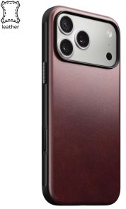 Чохол Nomad for Apple iPhone 17 Pro - Modern Leather Horween Burgundy (NM011857858)