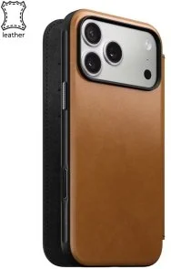 Фото: Чохол Nomad for Apple iPhone 17 Pro - Modern Leather Folio English Tan (NM014179858) № 5 | KTC