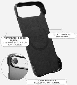 Чохол Nomad for Apple iPhone Air - Traditional Leather Horween Black (NM011871858)