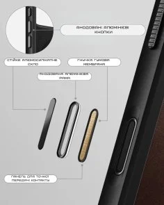 Фото: Чохол Nomad for Apple iPhone 17 Pro - Rugged Leather Horween Rustic Brown (NM011819858) № 11 | KTC